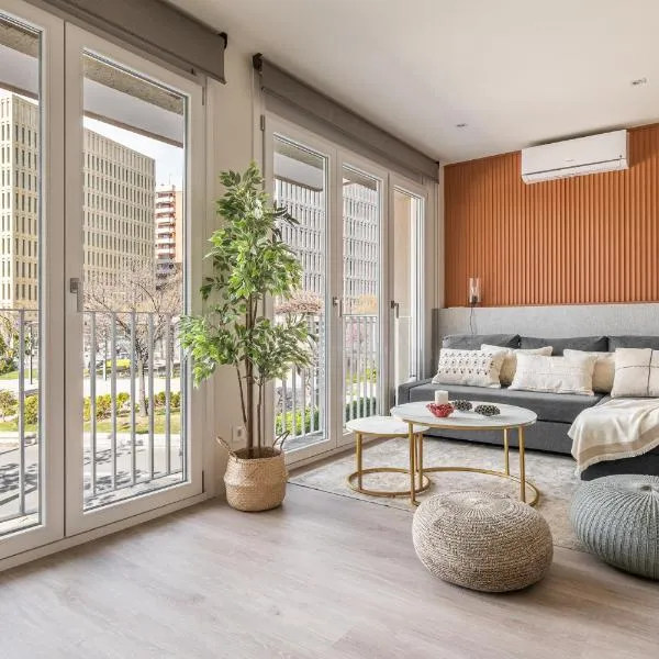 Acogedor Apartamento Centro , Cerca de Plaza España y Barcelona、ロスピタレート・デ・リョブレガートのホテル