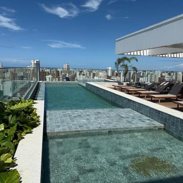 Beach Class Meireles Studio Rooftop 500m BeiraMar - Foto 4