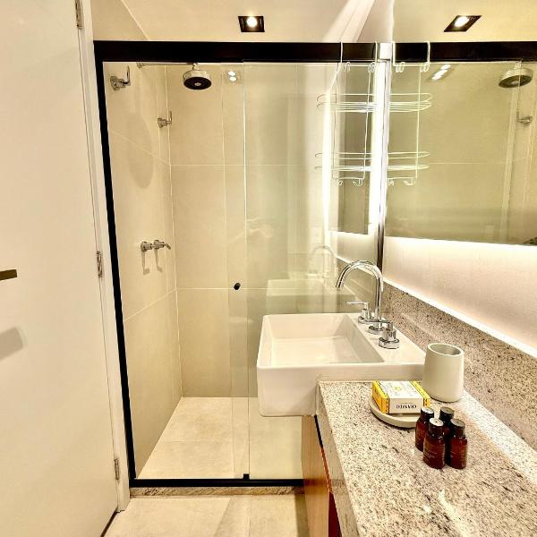 Studio Leblon - Novo, varanda, piscina e gym - Foto 3
