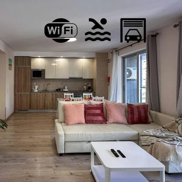 Elite 3F Portimão com mar, piscina e garagem – hotel w mieście Portimão