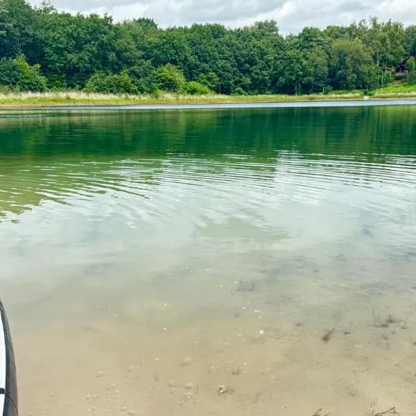 Wiefelstede에 위치한 호텔 Modernes Ferienhaus am See mit Garten