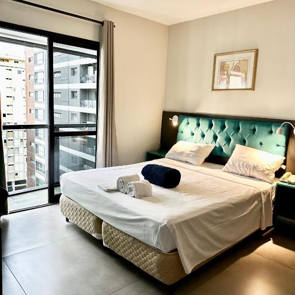 Flat no Interative Jardins com vaga e bem localizado