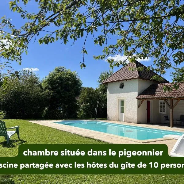 studio privatif à la campagne, khách sạn ở Fontainebrux