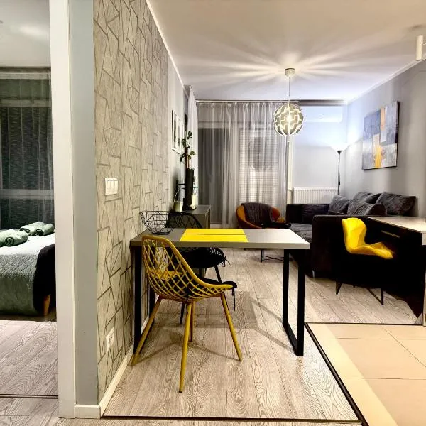 Modern Apartament (10 min walk to Kazimierz), viešbutis Krokuvoje