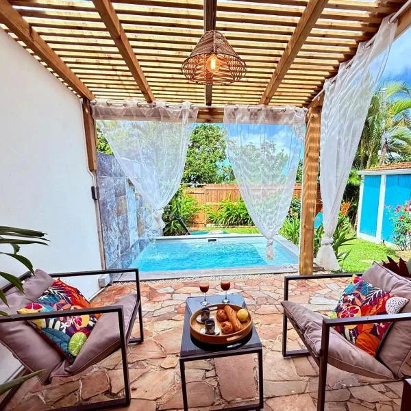 Géko, piscine, jardin, paisible, готель у місті Сент-Люс