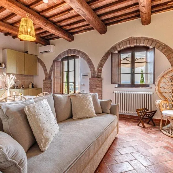 Nel cuore della Toscana con piscina, hotel a Asciano