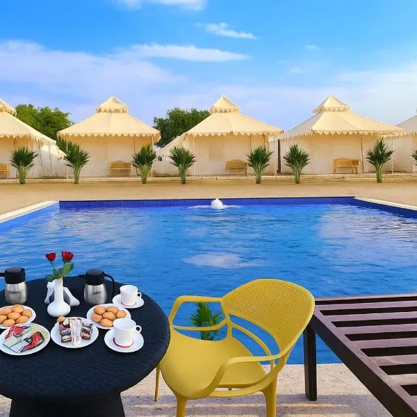 Khamma Ghani Resort with pool Luxury camp in Jaisalmer, hotel v destinaci Džaisalmér