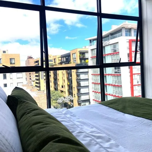 Parque 93 apartamento ideal, hotel in Bogotá