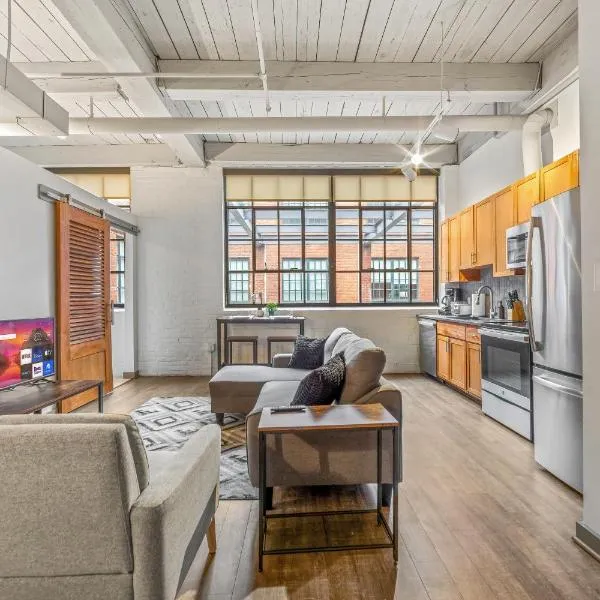 Central 1 BD Loft l Downtown l Parking l Sofa Bed, hotel in Cleveland