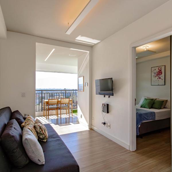Apartamento com VISTA - PISCINA - SAUNA - GARAGEM - SANTA CECILIA