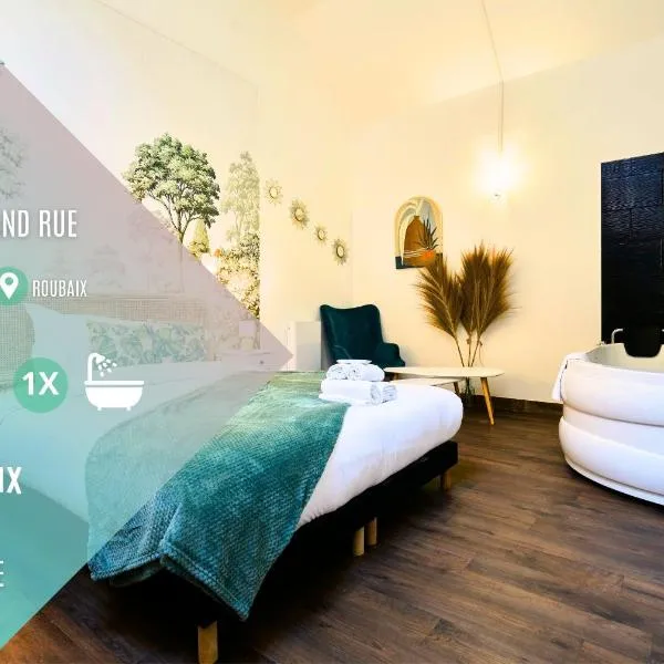 Capstay Roubaix I Grande Rue - Jacuzzi - Netflix, hotel in Roubaix