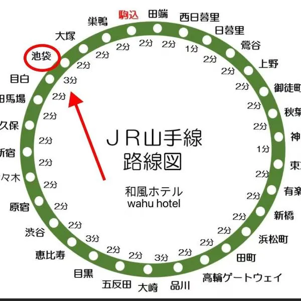 和風2西北口, hotel in Tokyo