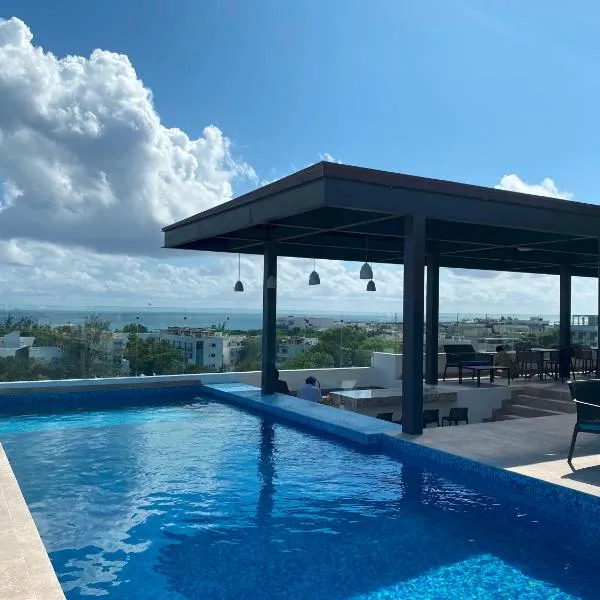 IPANA 1 bedroom Full equipped Oceanview Rooftop, hotel em Playa del Carmen