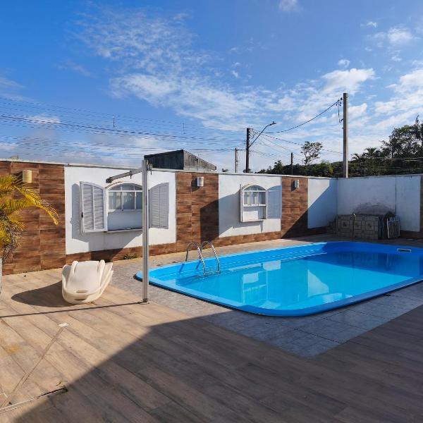 Lá casa de Cristal, Casa com piscina matinhos - Foto 3