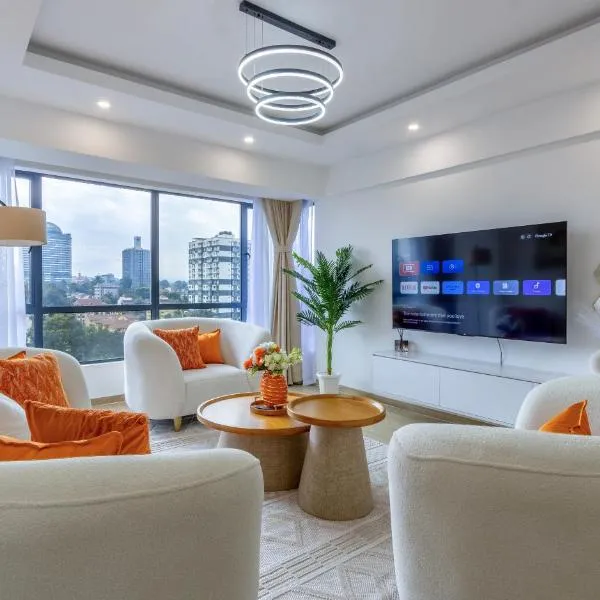Modern 2 Bedroom apt with pool and Gym in Nairobi, hotel i Nairobi