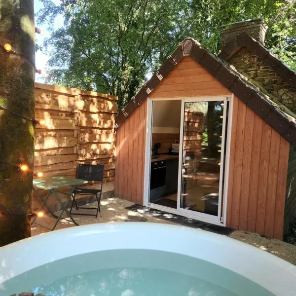 le cocon d'amour " le fournil avec bain nordique privé ", hotel in La Chapelle-du-Fest