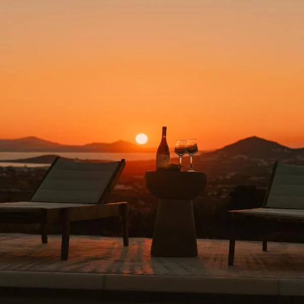 Villa THÉA - Private pool, Stunning Sea views, hotel u gradu Plaka