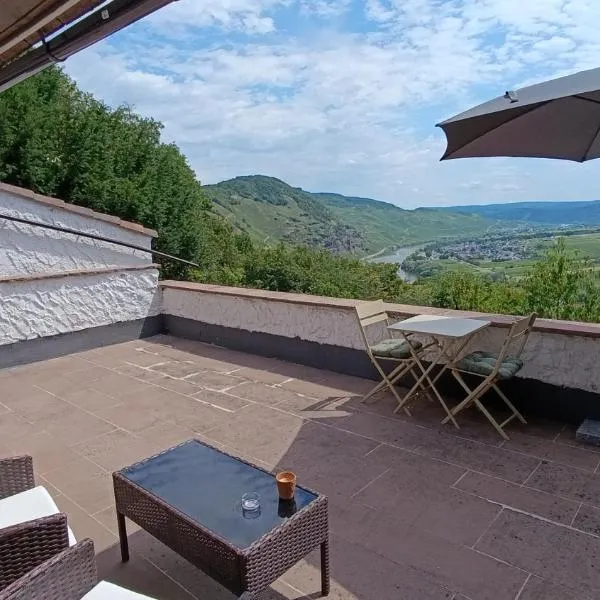 BelaVista'nBed - Peaceful Studio with private Terrace and Amazing Mosel Valley Views, hotell i Ürzig