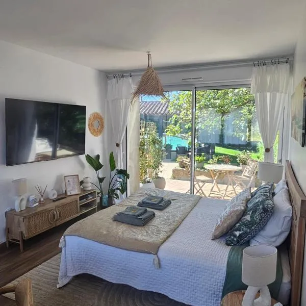 Chambre d'hôte BALI avec piscine chauffée, hotel u gradu 'La Roche-sur-Yon'