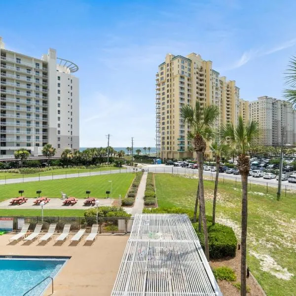 GULF VIEW condo King bed with bunk and LARGE L shaped balcony in cozy Perdido Key – hotel w mieście Pensacola