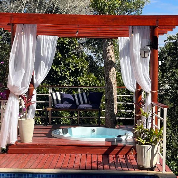 Refúgio com hidro, piscina e linda vista! - Foto 2