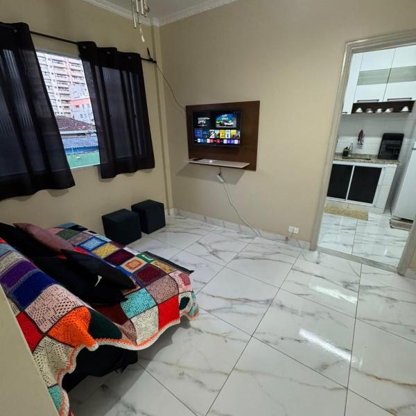 Praia Grande a 250m do Mar Apartamento Amplo 2 Vagas - Foto 5