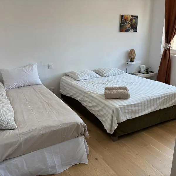 Chambre privée climatisé avec salle de bain partagée - Le Sable, hotel in Genay