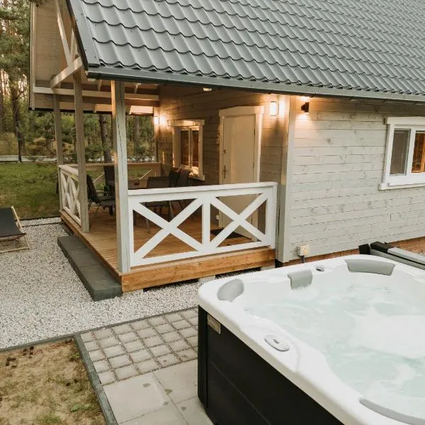 Zakątek Wygonin Jacuzzi & Sauna w Lesie - KASZUBY, hotel em Wygonin