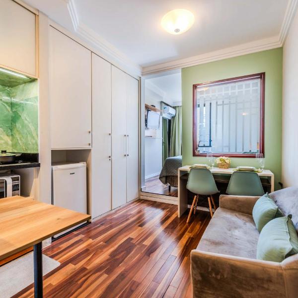 BHaus Jardins Poeta - Apartamento Premium - Próximo à Oscar Freire e Paulista - Academia - Mini Mercado - Piscina - Serviço de Arrumação e Bagagem - Recepção 24h - Vaga de Garagem - P91