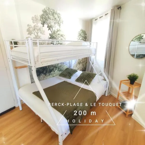 Berck-Place & Le Touquet - Studio sur la Côte d'Opale，位于滨海贝尔克的酒店