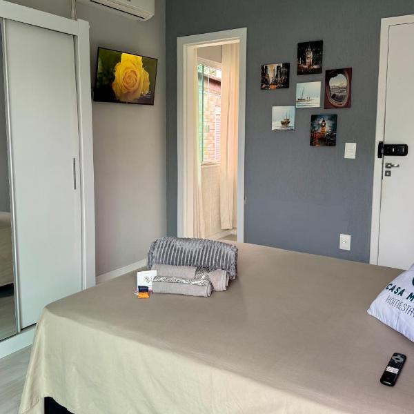 Suíte Conforto com AR, TV e sacada em Florianópolis - Foto 3