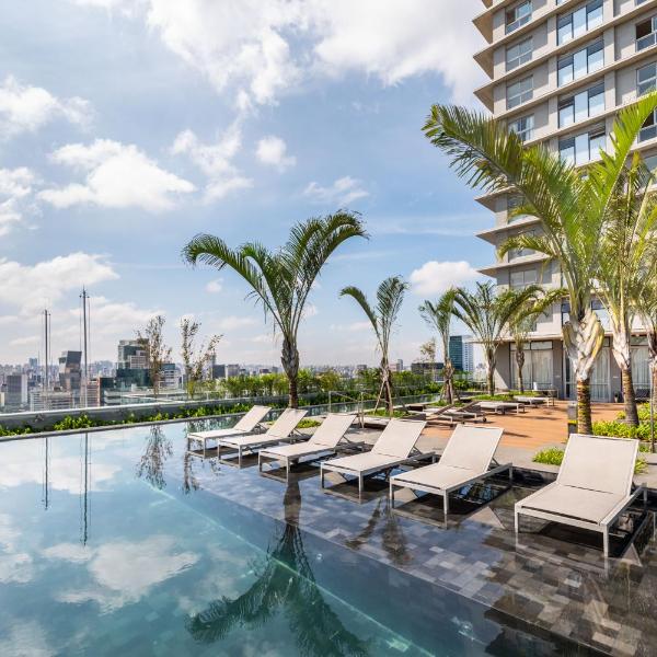 Design Rooftop infinito, 25º Andar, Skyline Panorâmico - River One