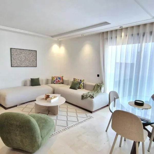 Studio design avec balcon & vue, Quartier Princess、カサブランカのホテル