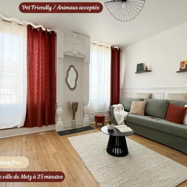 Le Charmant, 2 chambres, Parking, hotel in Pagny-sur-Moselle