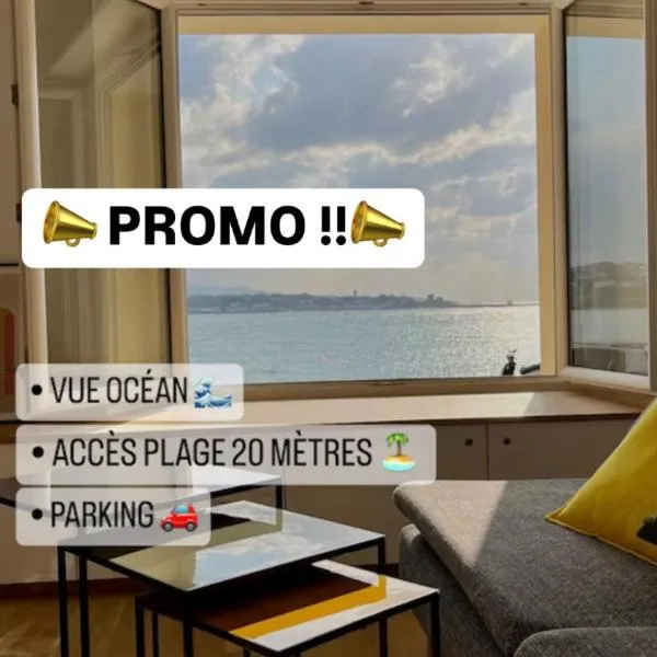 Appartement T3 - Face à la plage, hôtel à Saint-Jean-de-Luz
