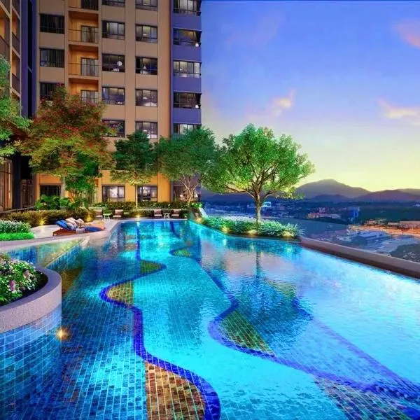 Monthly rent only Luxury condominium with pool and gym in Chiang Mai, hotel in Chiang Mai