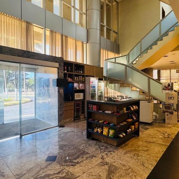 Quarto Mobiliado no Hotel Go Inn Taguatinga com Wi-Fi, Ar Condicionado e Estacionamento Grátis - Foto 5