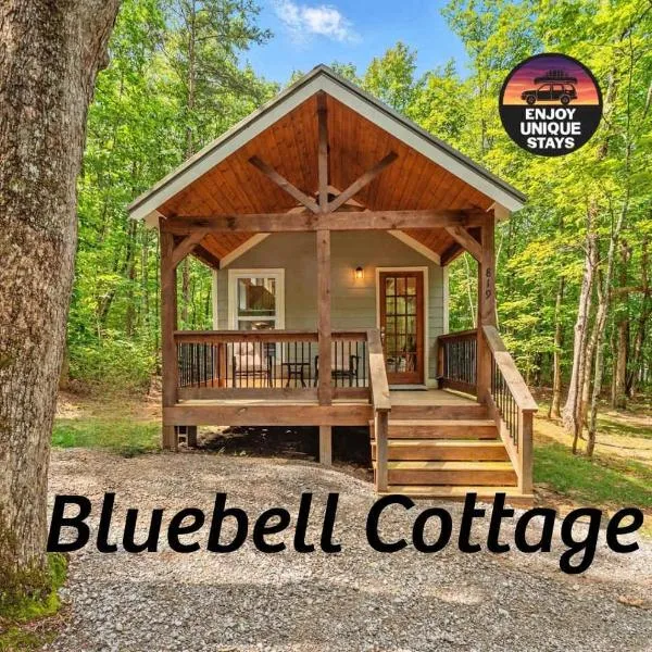 Secluded Bluebell Cottage with Private Fire Pit!, hotel em Rising Fawn