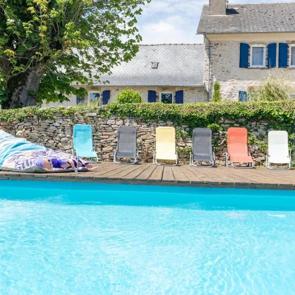 Gîte Jean Montet, piscine chauffée partagée, Wifi, salle de jeux, animaux de la ferme, hotel v destinácii Beynat
