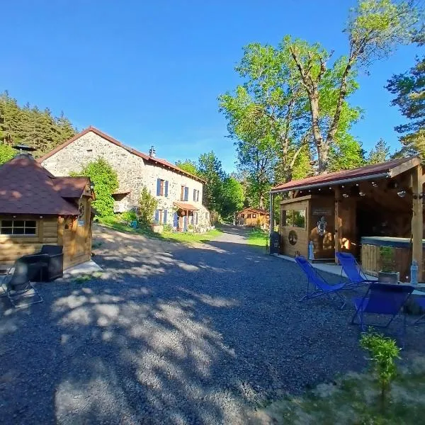 Gîte 6 personnes en pleine nature jacuzzi, sauna, kota, מלון בלוסון