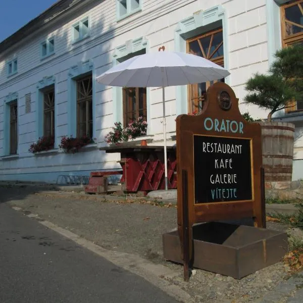 Orátor - restaurace a ubytování, hotel in Lazanky