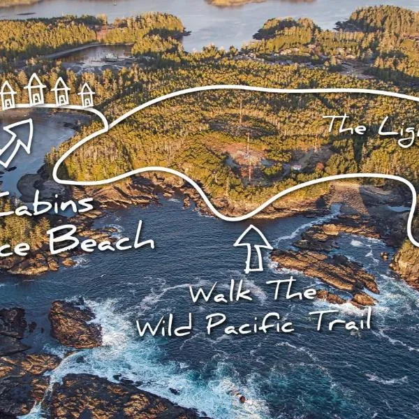 The Cabins at Terrace Beach, hotel in Ucluelet