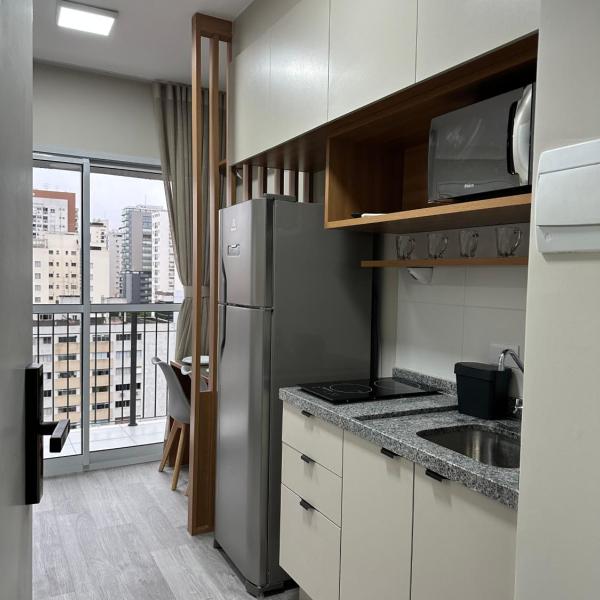 Studio NOVO a 3 min a pe do Shopping Vila Olímpia
