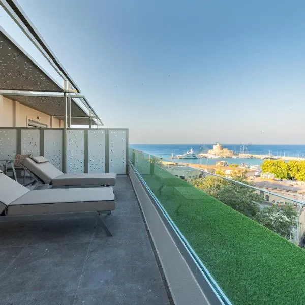 Philia Center Suites, hotel di Kota Rhodes