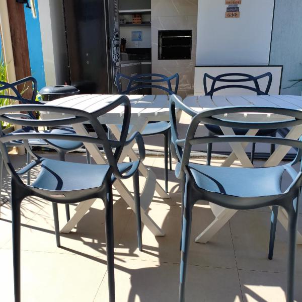 ESPAÇO PÉROLA GUANABARA, 70 Metros do Mar, 4 Suítes independentes COM AR, Área Gourmet Integrada com Piscina,Churrasqueira, 900 Metros de CASTELHANOS, ideal para FAMÍLIAS E AMIGOS - Foto 2