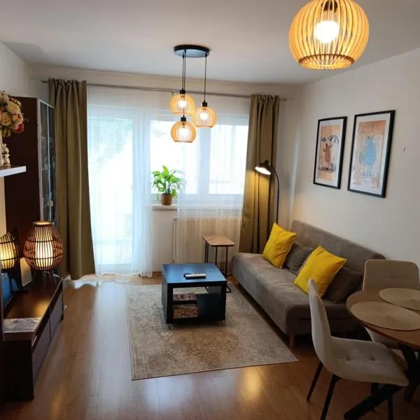 Byt s parkovaním, balkónom, klimatizáciou, free parking, hotel v destinaci Vrakuňa