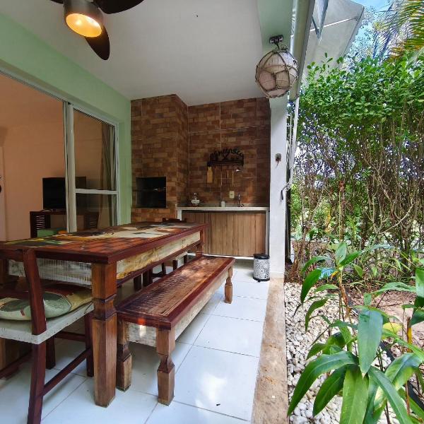 Reserva Imbassaí Apartamento 1 quarto térreo área de churrasco