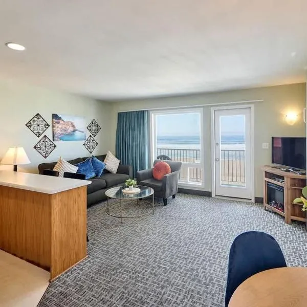Family Suite - Sleeps Six - Ocean Views & Beach Access - Pool and Hot Tub、リンカーンシティのホテル