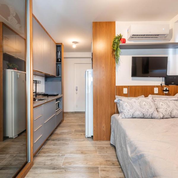 BHaus Jardins Setin Pamplona - Studio Deluxe - Paulista - Metrô 280m - Parque Trianon - Masp - Shopping Cidade São Paulo - Estacionamento 24h pago em frente - PA73