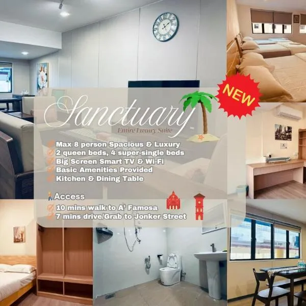 Entire Luxury Suite, Spacious&Elegant, 3R2B, hotel in Melaka